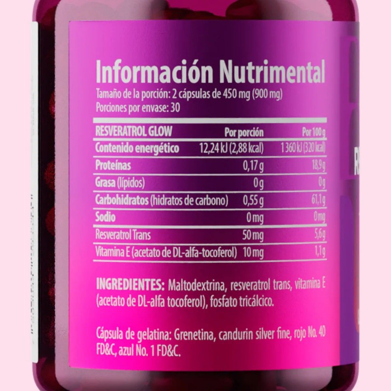 Belacaps Resveratrol Vitamina E 60 Cpsulas Para Mujer Sin Sabor