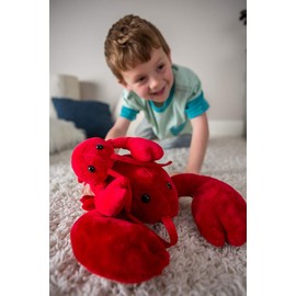 Mary Meyer Stuffed Animal Soft Toy, Lobbie Lobster, 10-Inches