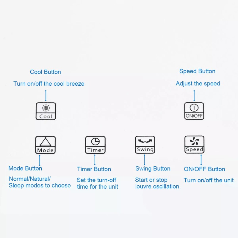 Costway Evaporative Portable Air Cooler Fan & Humidifier with Remote