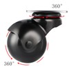 Chegulu 2" Vintage Ball Caster Wheels, Swivel Plate Spherical Caster,