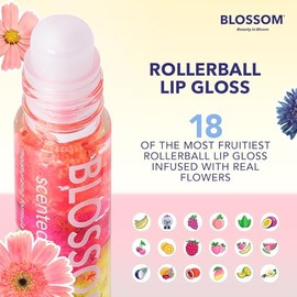 Blossom Roll-On LIP GLOSS Set de 3-0.3oz/8.9ml/each
