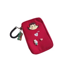 Peko-chan Poco-chan Maternal and Child Notebook Case Multi Case Medical Notebook Case Single Sided Bellows Type Convenient Case for Organizing Insurance Cards, Maternal and Child Notebooks,