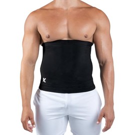 Kewlioo Tónico de cintura que atrapa el calor para hombre, entrenador de cintura cómodo y discreto