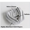 FORZENA Reusable Washable Squirrel Diapers Highly Absorbent with Strong &