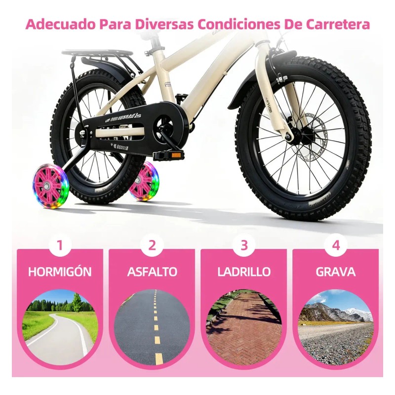 Rueditas para bicicleta ninos Mirrend llantas entrenadoras 12 14 16