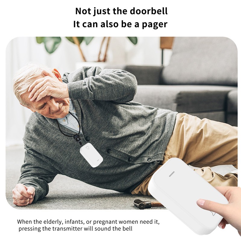 [通拓商品]Self Powered Wireless Doorbell Waterproof Smart Doorbell Without Battery 150M