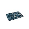 Society6 Monika Strigel Really Mermaid Midnight Blue Bath Mat, 17"