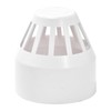 2pcs 2in.PVC DWV Termination Vent Grate End Cap Cover Coupling