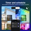 Permanent Outdoor Lights for House, 120ft 72 LEDs Smart RGB&IC
