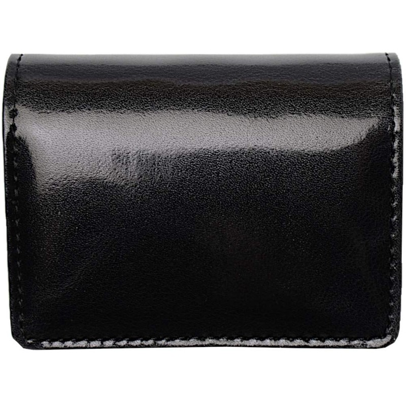 Marusune Coin Case with Cover Black 8.3 x 6.5 x