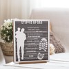 Fathers Day Step Dad Thank You Plaque - Gifts for