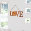 LOVE Frame Wall mounted Clock Hanging Wall Clock Living Room