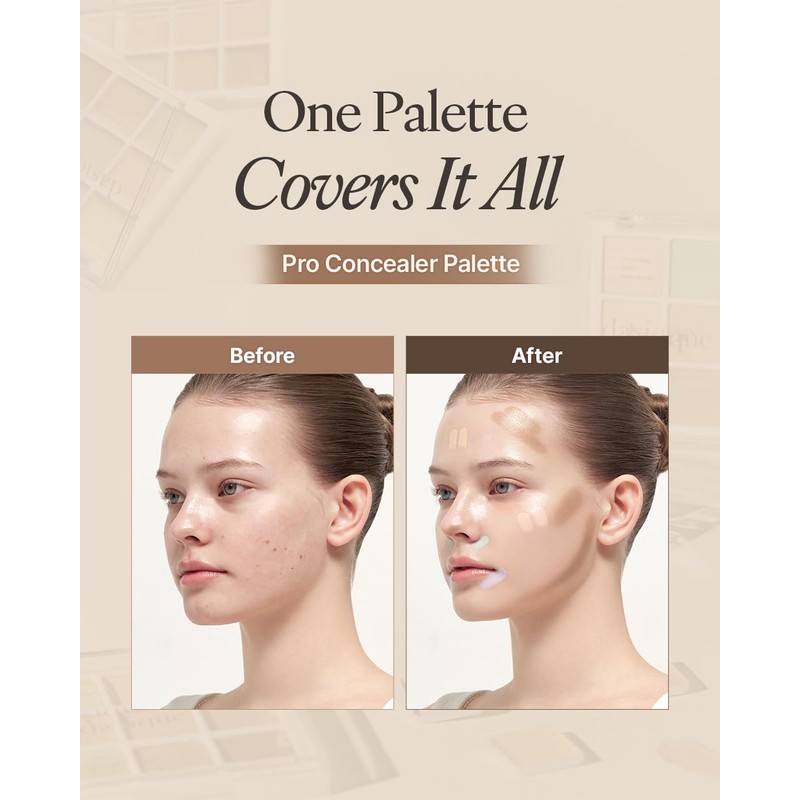 dasique Pro Concealer Palette (01 Cover) | Colour Corrector |