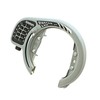 Gorin GR520-SL Combination Lock Button Type Ring Lock Silver