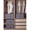 iwill CREATE PRO Fabric Garment Storage Box with Zip Lid