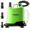 FREESEA Submersible Water Pump For Fountain: 400 GPH 25W Adjustable