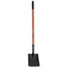 Hisco Square Point Shovel with 14 Gauge Hollow Back Blade