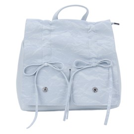 PU Leather Backpack Purse Women Fashion Multipurpose Shoulder Bags Handbag for Daily Work Travel Blue