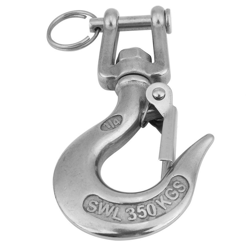 KIMISS 304 Stainless Steel Swivel Eye Clevis Lifting Chain Snap