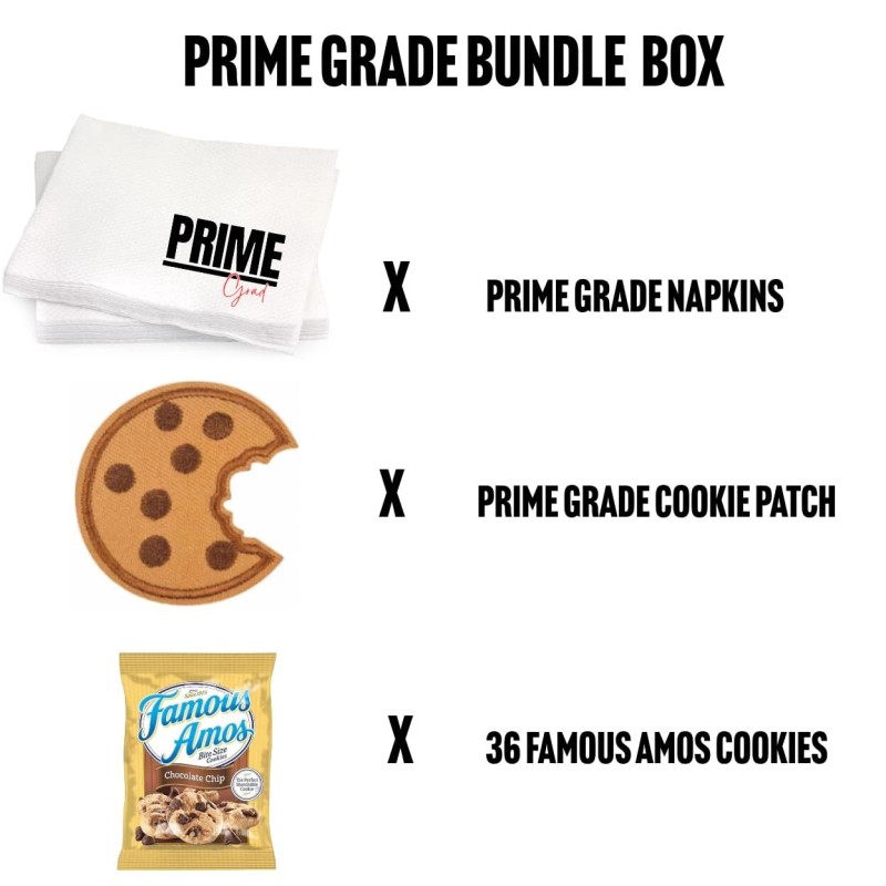 PRIME GRADE Famous Amos Chocolate Chip Cookies, 42ct of 2oz