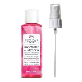 Agua De Rosas Y Glicerina Tónico Facial Importado Heritage1