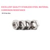cSeao SAE 3/8-16 Hex Nuts, 30 Pieces, 304 Stainless Steel,