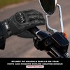 WFX Leather Motorbike Motorcycle Gloves Touchscreen Hard Knuckles Gloves Heavy
