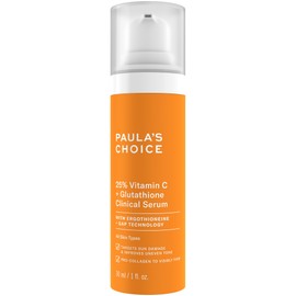 Paula's Choice Paula's Choice 25% Vitamin C Serum with Glutathione & Antioxidants, Improves Discoloration, Uneven Tone & Firms, Fragrance-Free & Paraben-Free, 1 Fl Oz