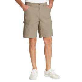 Eddie Bauer Men’s UPF 50+ Classic Fit Stretch Lightweight Tech Short (Tan, 34)