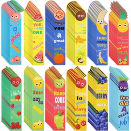 Marcadores para Niños Marcapáginas de Rascar y Oler Marcadores con Aroma a Frutas Divertidos Marcadores de Aula Lindos Marcadores para Estudiantes Adolescentes, 12 Estilos (108 Piezas)