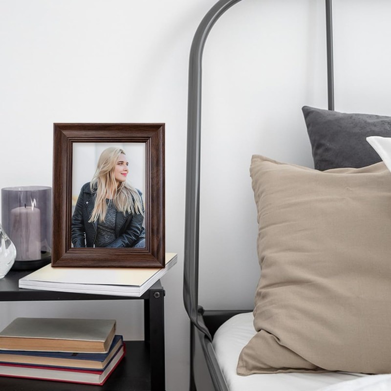 marysgift 5x7 Photo Frames Free-Standing Frames Modern Picture Frame Display