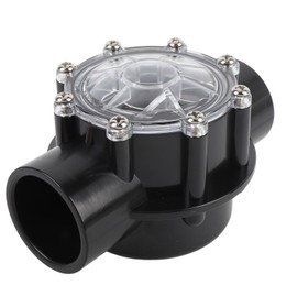 Pool Swimming Pool Check Valve, 2 Inch 2 Way Straight Positive Seal and Non Lube Replacement Valve for Pools and Spas, 180 Degree 7305 for Aquarium Pool Spa Replacement