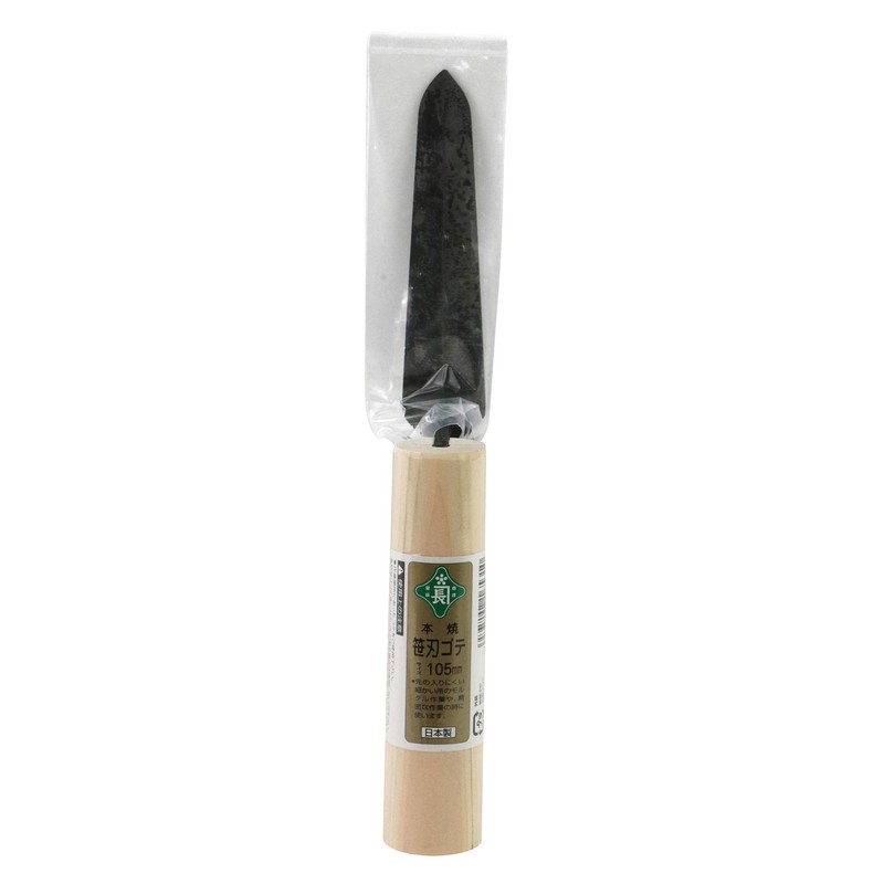Midoricho Honyaki Bamboo Blade Trowel 4.1 inches (105 mm)