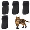 4PCS Cat Claw Covers Adjustable Cat Nail Gloves Anti Scratch