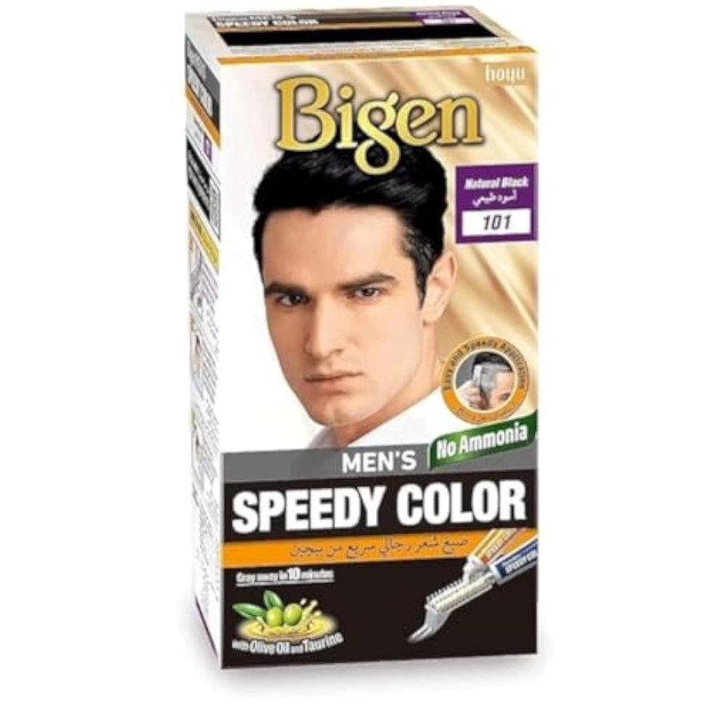 Bigen 101 Tinte Para Caballero, Negro Intenso