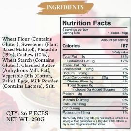 Andy Anand Luxury Sugar Free Baklava: 26 Pcs, 8.8 Oz, Ship 2nd Day Air