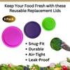 2, 4 & 7 Cup Spring Green, Purple, Pink Replacement