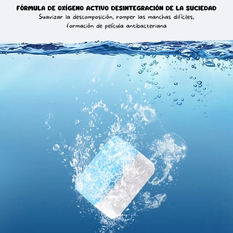 Veraly Pastillas/ Tabletas Limpieza Profunda De Lavadoras 12pzs