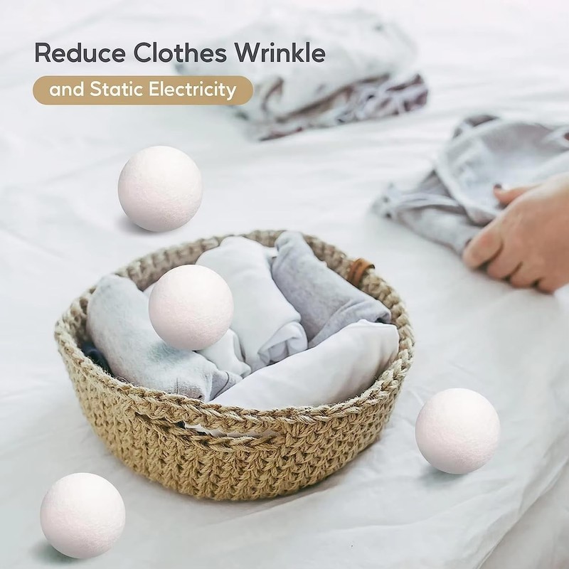 Dryer balls - efficient and environmentally friendly drying; dryer balls