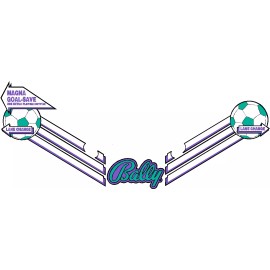 World Cup Soccer Pinball Machine Apron Decal Set