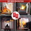 Tiardey Universal Fire Blanket,Large,Quick Unfolding with Loops,1 x 1 m