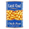 East End Chick Peas in Brine (400g) - Pack of