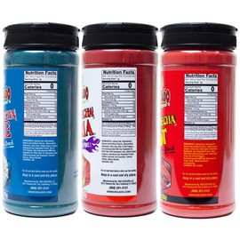 Snack Seasoning BUNDLE 3pk – Azu-Mecha Furia, Blue & Hot by Sr. Michelado | Spicy Flavor Powder Bottles