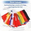 ZALAON EURO 2024 Football Championship Bunting Banner, 24 National Garland