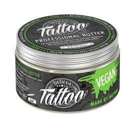Believa Tattoo Butter, Premium Tattoo Care with Vegan Formula and Natural Ingredients for Radiant Tattoo Colours, Daily Care & Aftercare for Tattooed Skin, 250 ml