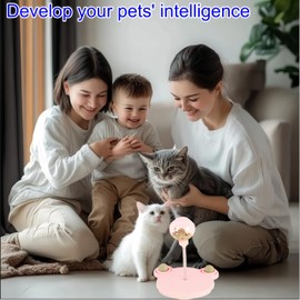 FeBohao Interactive Toys for Cats Dogs Enrichment Leaking Treats Ball Pet Feeder Toy with Catnip Cat Puzzle Feeder for Boredom Indoor Slow Feeder