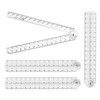 4 Pack Foldable Ruler, Ruler 30cm Folding, Sturdy and Practical