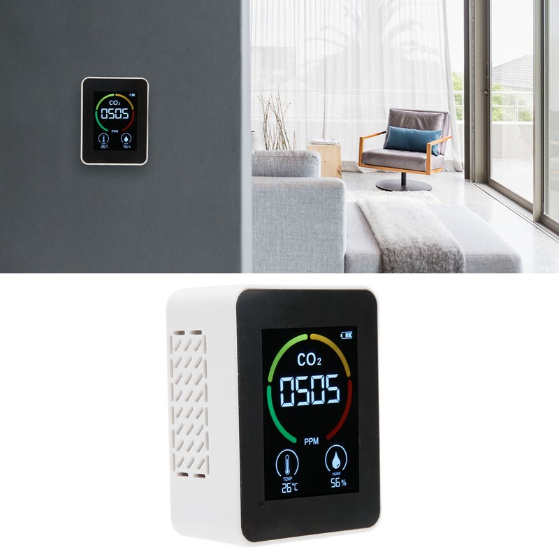 CO2 Detector Carbon Dioxide Monitor Infrared Air Quality Monitor Sensor