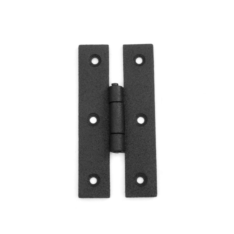 Renovators Supply Manufacturing H Cabinet Hinges 3 in. Black Wrought