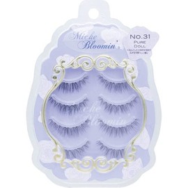 Mish Blue Min False Eyelashes Eyelashes No.31 Pure Doll 4 Pairs